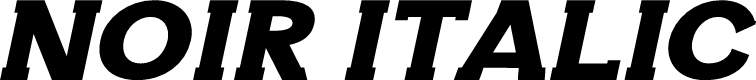 NOÌR Italic
