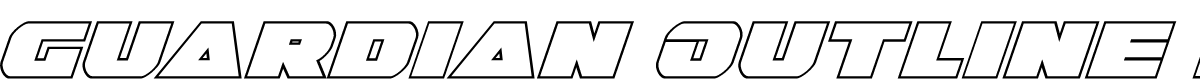 Guardian Outline Italic