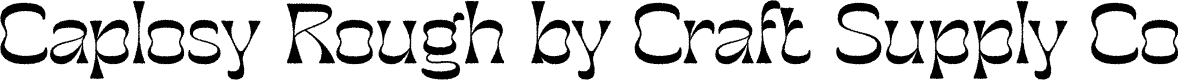 Caplosy Rough Demo Regular