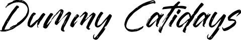 Dummy Catidays DEMO VERSION