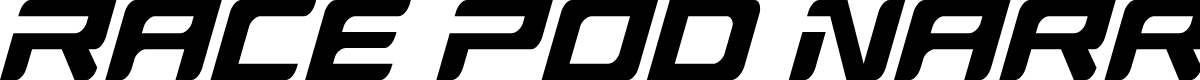 Race Pod Narrow Semi-Italic