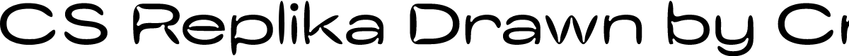 CSReplikaDrawn-Regular Demo