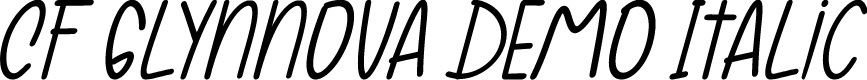 CF Glynnova DEMO Italic