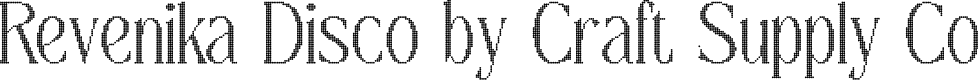 RevenikaDisco-Regular Demo
