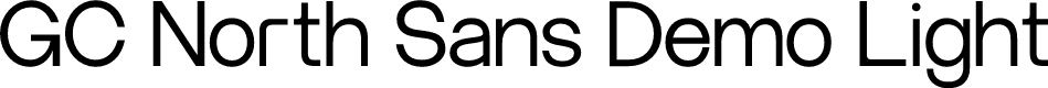 GC North Sans Demo Light