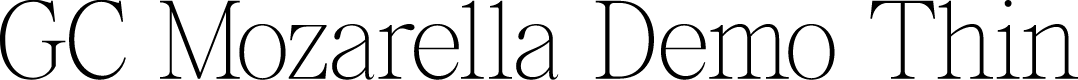 GC Mozarella Demo Thin