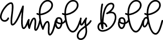 Unholy-Bold