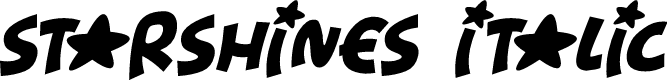 Starshines Italic