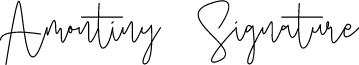 Amontiny Signature