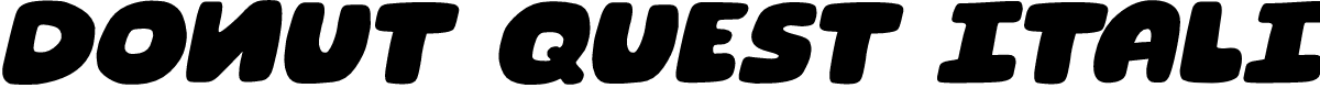 Donut Quest Italic