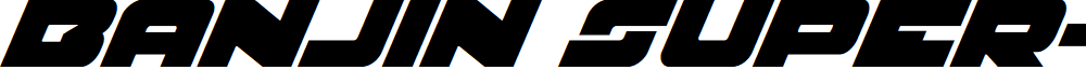 Banjin Super-Italic