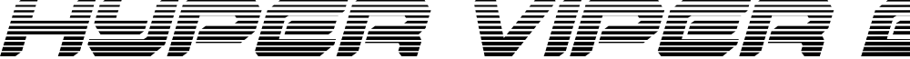 Hyper Viper Gradient Italic