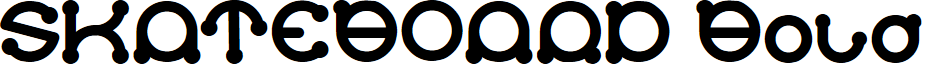 SKATEBOARD Bold