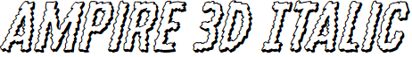 Ampire 3D Italic