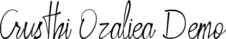 Crusthi Ozaliea Demo