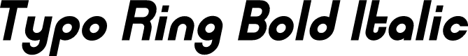 Typo Ring Demo Bold Italic