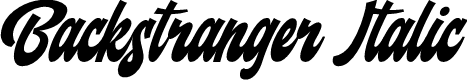 Backstranger Italic
