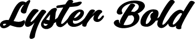 Lyster Bold PERSONAL USE ONLY