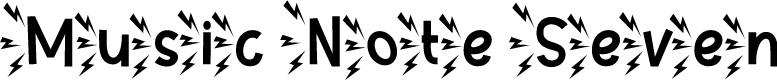 Music Note Seven