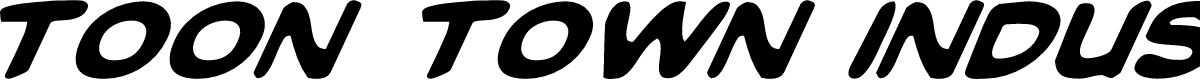 Toon Town Industrial Italic
