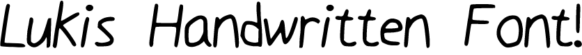 Luki_s_Handwrited_Font