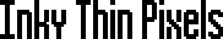 Inky Thin Pixels