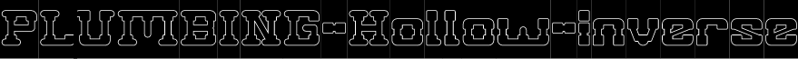 PLUMBING-Hollow-inverse