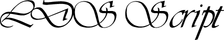 LDS Script Italic