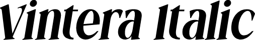 Vintera Italic