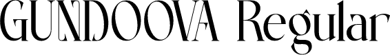 GUNDOOVA Regular