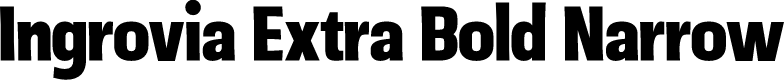 Ingrovia Extra Bold Narrow