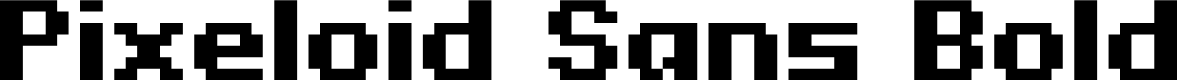 Pixeloid Sans Bold