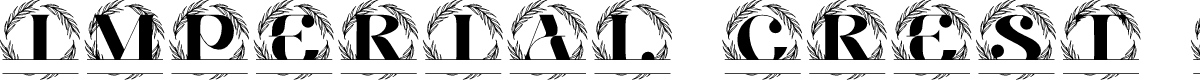 Imperial Crest Split Monogram