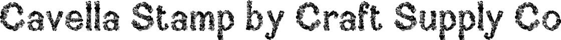 CavellaStamp-Regular Demo