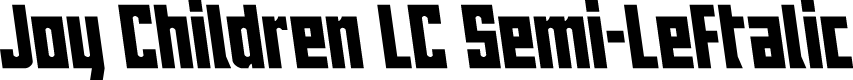 Joy Children LC Semi-Leftalic