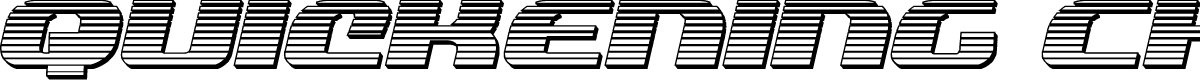 Quickening Chrome Italic