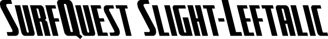 SurfQuest Slight-Leftalic