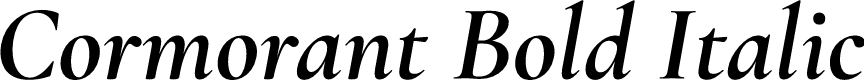 Cormorant Bold Italic