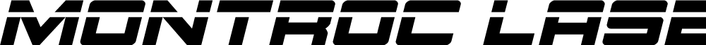 Montroc Laser Italic