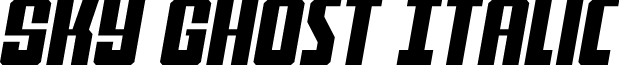 Sky Ghost Italic