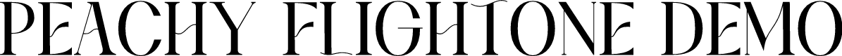 Peachy Flightone Demo