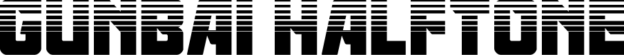 Gunbai Halftone
