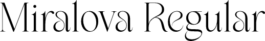 Miralova Regular