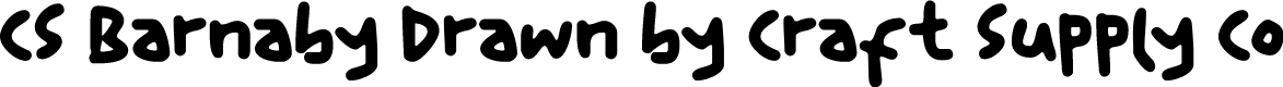 CSBarnabyDrawn-Regular Demo