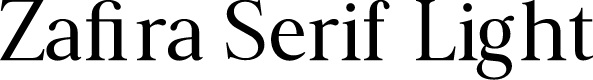 Zafira Serif Light