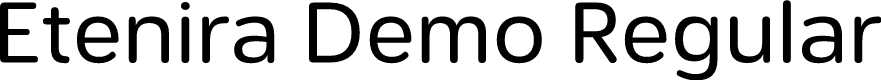 Etenira Demo Regular
