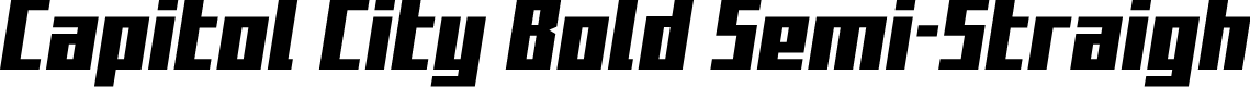Capitol City Bold Semi-Straigh