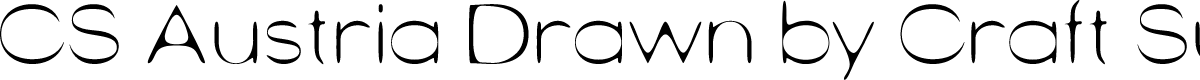 CSAustriaDrawn-Regular Demo