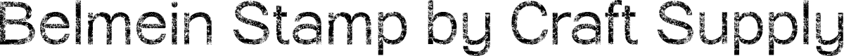 BelmeinStamp-Regular Demo