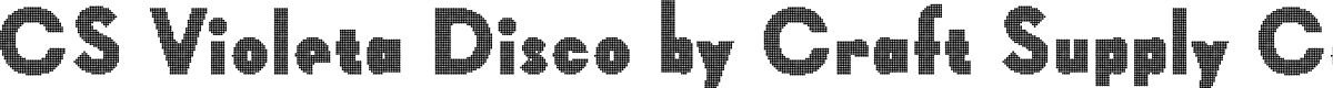 CSVioletaDisco-Regular Demo